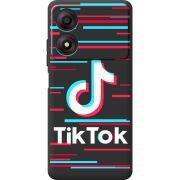 Черный чехол BoxFace ZTE Blade A34 Tik Tok