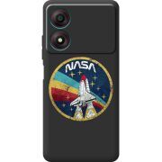 Черный чехол BoxFace ZTE Blade A34 NASA