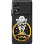 Черный чехол BoxFace ZTE Blade A34 NASA Spaceship