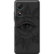 Черный чехол BoxFace ZTE Blade A34 Eye