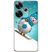 Чехол BoxFace Poco F6 Skier Snowman