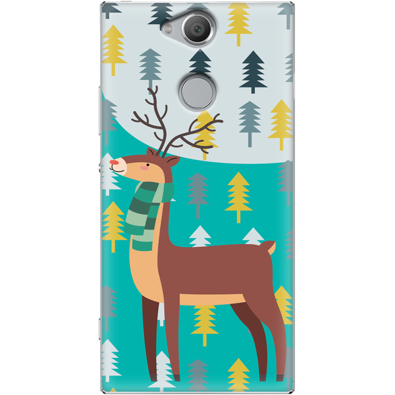Чехол Uprint Sony Xperia XA2 H4113 Foresty Deer