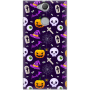 Чехол Uprint Sony Xperia XA2 H4113 Halloween Purple Mood