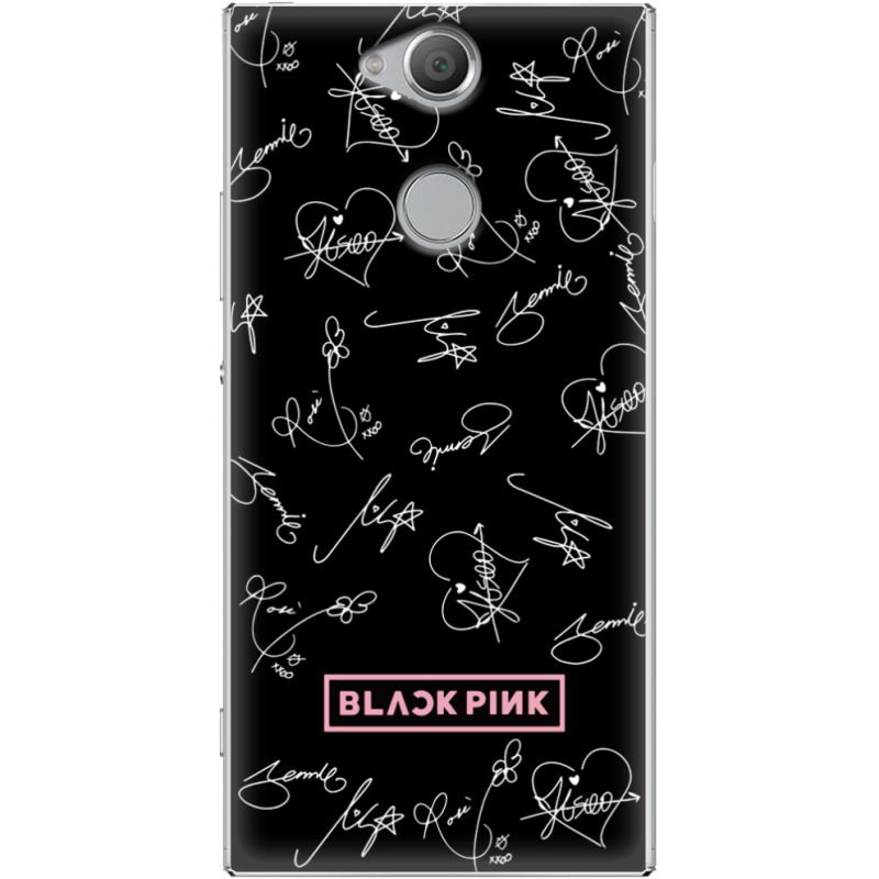 Чехол Uprint Sony Xperia XA2 H4113 Blackpink автограф