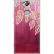 Чехол Uprint Sony Xperia XA2 H4113 Gold Leaves