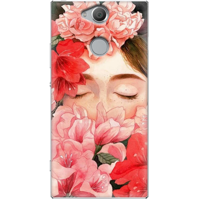 Чехол Uprint Sony Xperia XA2 H4113 Girl in Flowers
