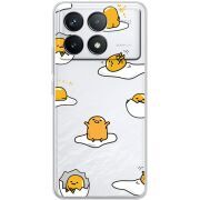 Прозрачный чехол BoxFace Poco F6 Pro Gudetama