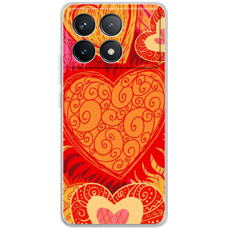 Чехол BoxFace Poco F6 Pro Warm Hearts