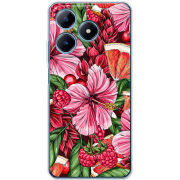 Чехол BoxFace Realme C63 4G Tropical Flowers