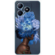 Чехол BoxFace Realme C63 4G Exquisite Blue Flowers