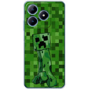 Чехол BoxFace Realme C63 4G Minecraft Creeper