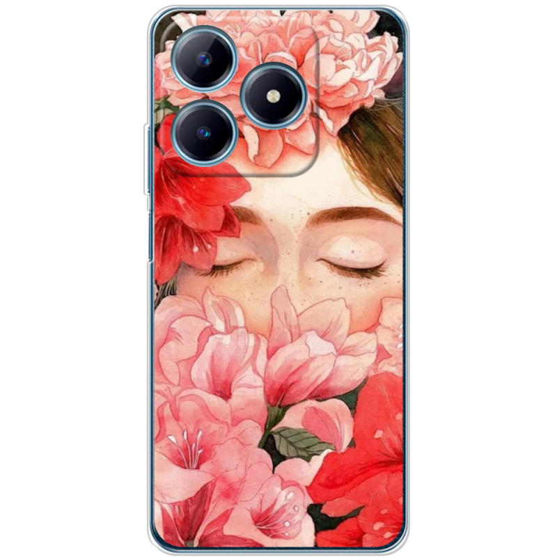 Чехол BoxFace Realme C63 4G Girl in Flowers