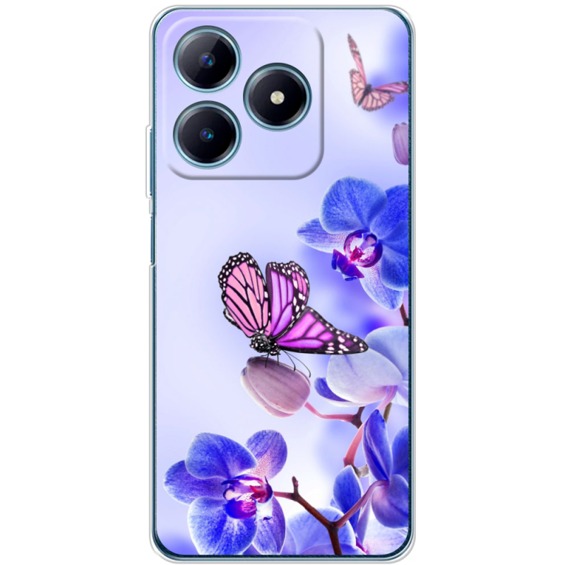 Чехол BoxFace Realme C63 4G Orchids and Butterflies