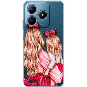 Прозрачный чехол BoxFace Realme C63 4G Mouse Girls