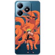 Прозрачный чехол BoxFace Realme C63 4G Naruto and Kurama