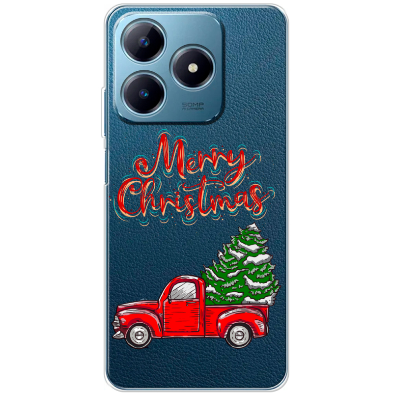 Прозрачный чехол BoxFace Realme C63 4G Holiday Car