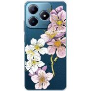 Прозрачный чехол BoxFace Realme C63 4G Cherry Blossom