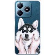 Прозрачный чехол BoxFace Realme C63 4G Husky