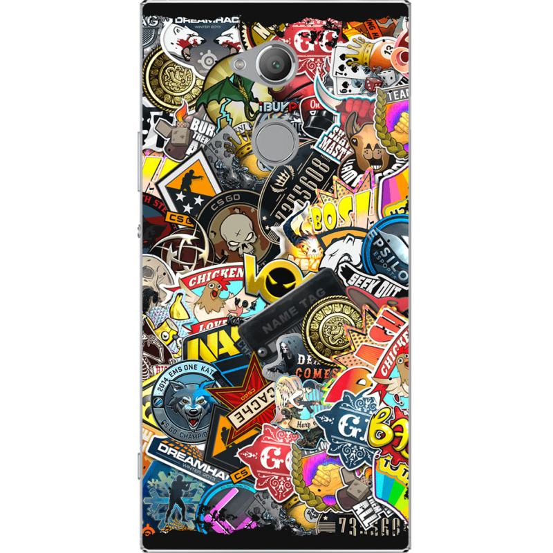 Чехол Uprint Sony Xperia XA2 Ultra H4213 CS:Go Stickerbombing