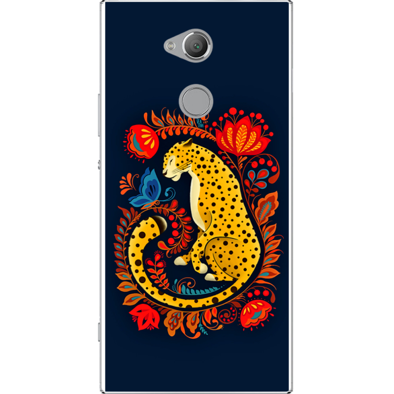 Чехол Uprint Sony Xperia XA2 Ultra H4213 Petrykivka Leopard