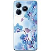 Чехол со стразами Realme C63 4G Orchids