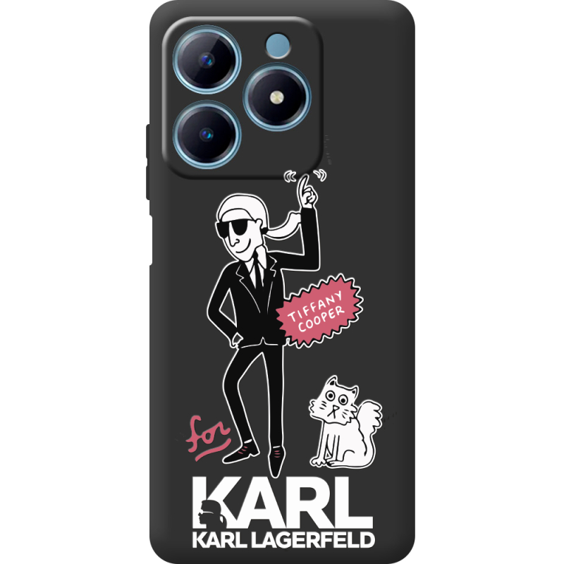 Черный чехол BoxFace Realme C63 4G For Karl