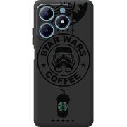 Черный чехол BoxFace Realme C63 4G Dark Coffee