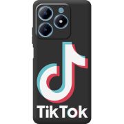 Черный чехол BoxFace Realme C63 4G Tik Tok