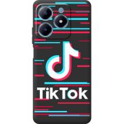 Черный чехол BoxFace Realme C63 4G Tik Tok