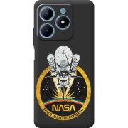 Черный чехол BoxFace Realme C63 4G NASA Spaceship