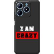 Черный чехол BoxFace Realme C63 4G I'm Crazy