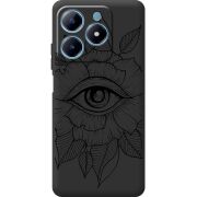 Черный чехол BoxFace Realme C63 4G Eye