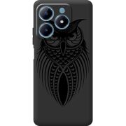 Черный чехол BoxFace Realme C63 4G Owl