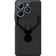 Черный чехол BoxFace Realme C63 4G Deer