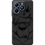 Черный чехол BoxFace Realme C63 4G Bear King