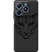 Черный чехол BoxFace Realme C63 4G Tiger