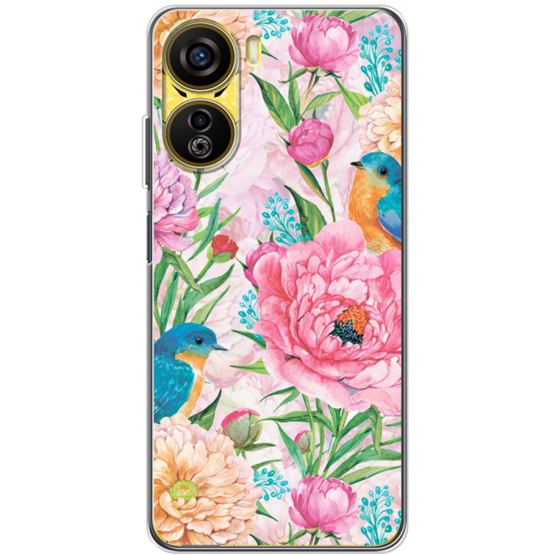 Чехол BoxFace Nubia Neo 5G Birds in Flowers