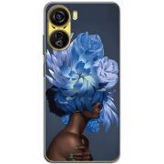 Чехол BoxFace Nubia Neo 5G Exquisite Blue Flowers