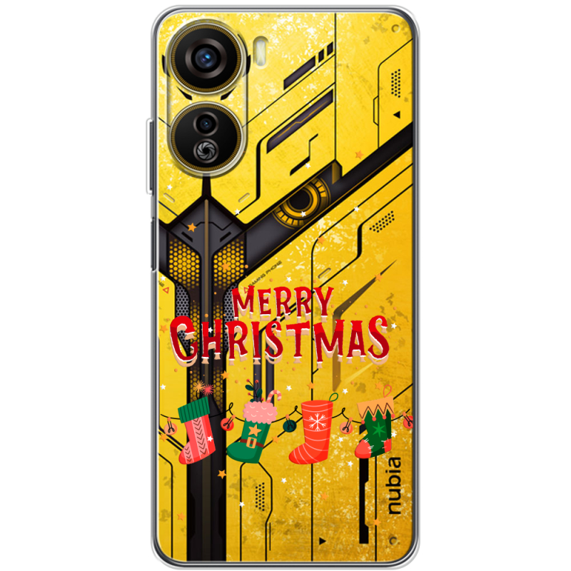 Прозрачный чехол BoxFace Nubia Neo 5G Merry Christmas