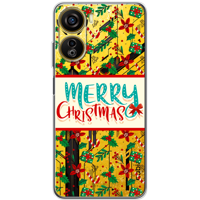 Прозрачный чехол BoxFace Nubia Neo 5G Vintage Christmas Pattern