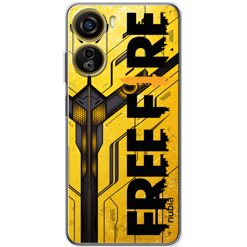 Прозрачный чехол BoxFace Nubia Neo 5G Free Fire Black Logo