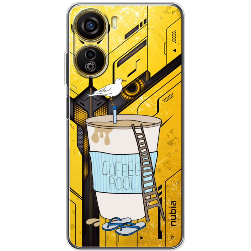 Прозрачный чехол BoxFace Nubia Neo 5G Segull in Cofee Pool