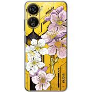 Прозрачный чехол BoxFace Nubia Neo 5G Cherry Blossom