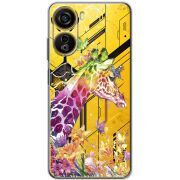 Прозрачный чехол BoxFace Nubia Neo 5G Colorful Giraffe