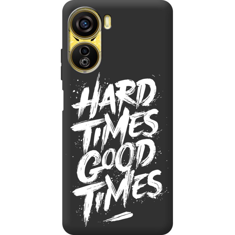 Черный чехол BoxFace Nubia Neo 5G Hard Times Good Times