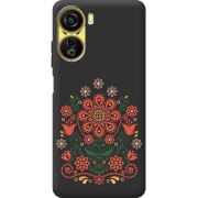 Черный чехол BoxFace Nubia Neo 5G Ukrainian Ornament