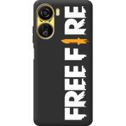 Черный чехол BoxFace Nubia Neo 5G Free Fire White Logo