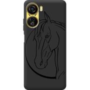 Черный чехол BoxFace Nubia Neo 5G Horse