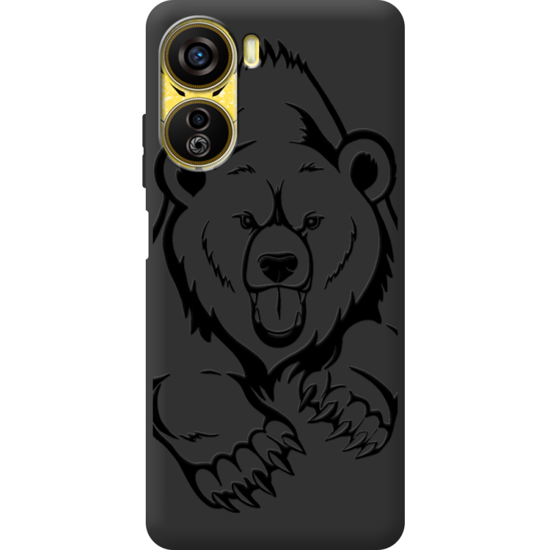 Черный чехол BoxFace Nubia Neo 5G Grizzly Bear