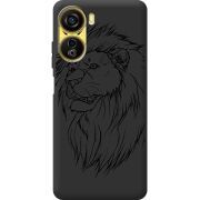 Черный чехол BoxFace Nubia Neo 5G Lion